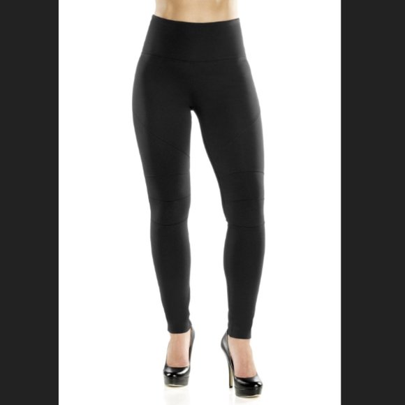 Lysse Pants - Lysse High Rise Stretch Knit Knee Detail Leggings